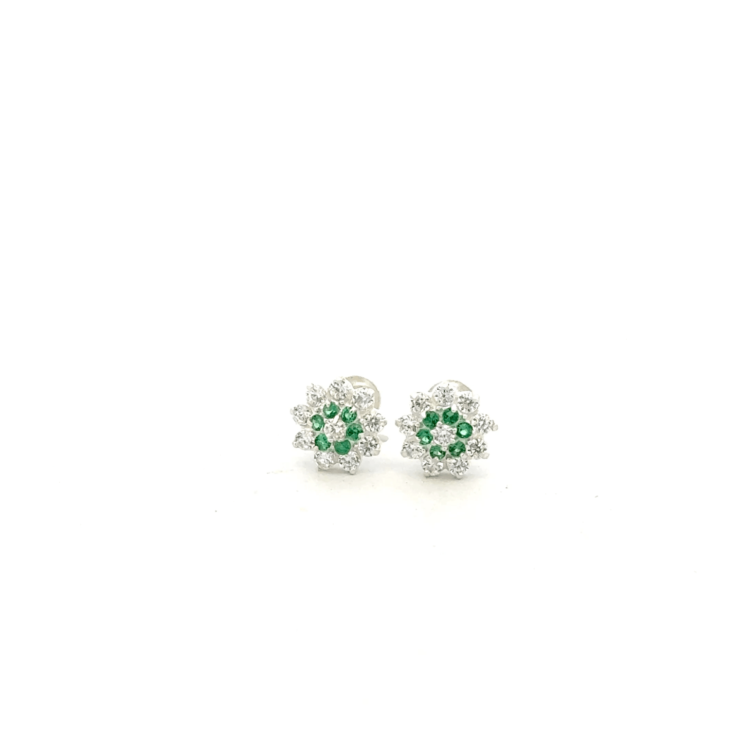 Multistone Green Second Earring