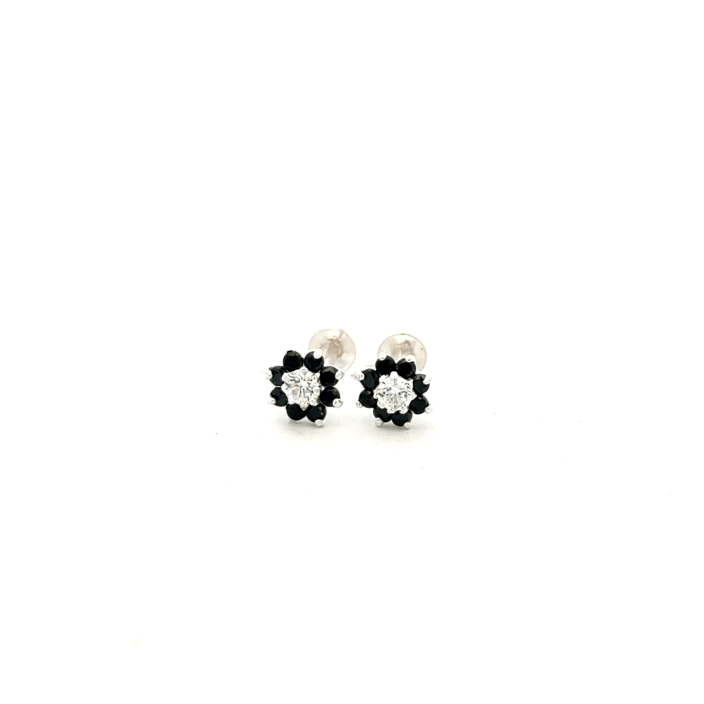 Multistone Black Second Earring