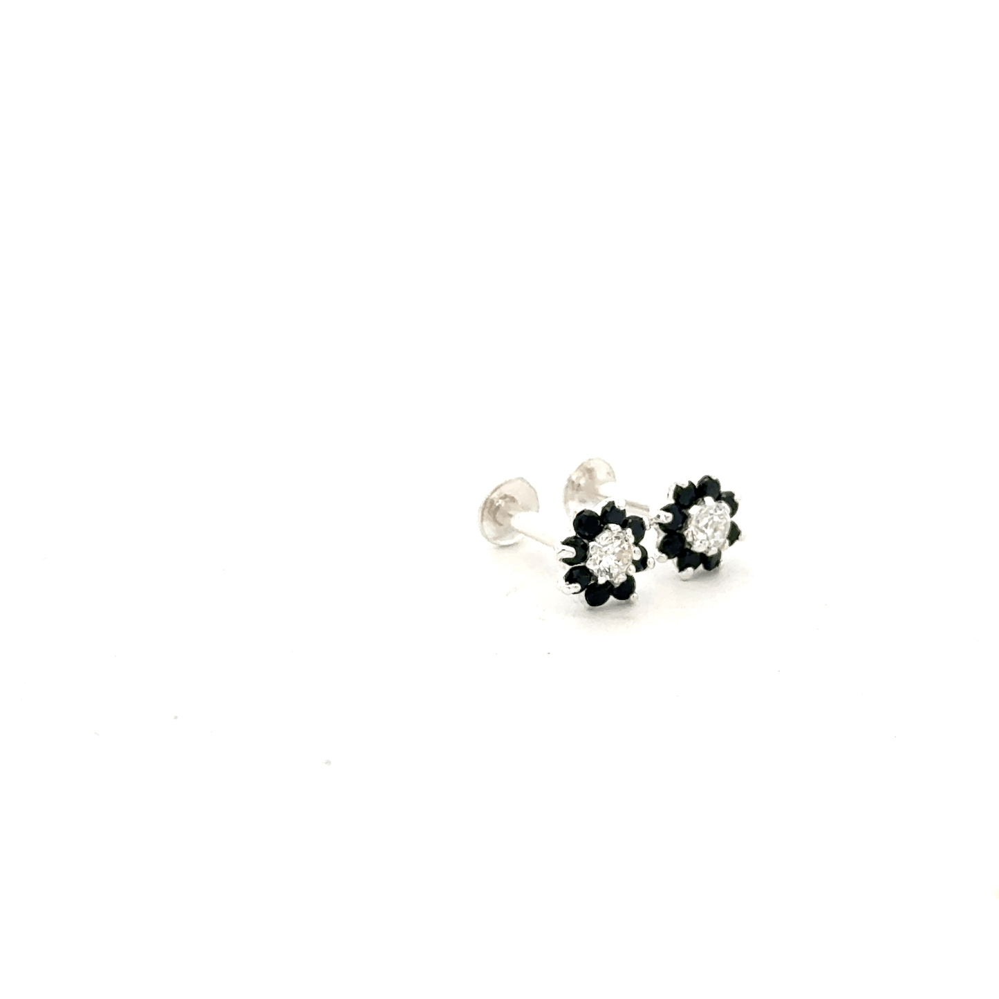 Multistone Black Second Earring
