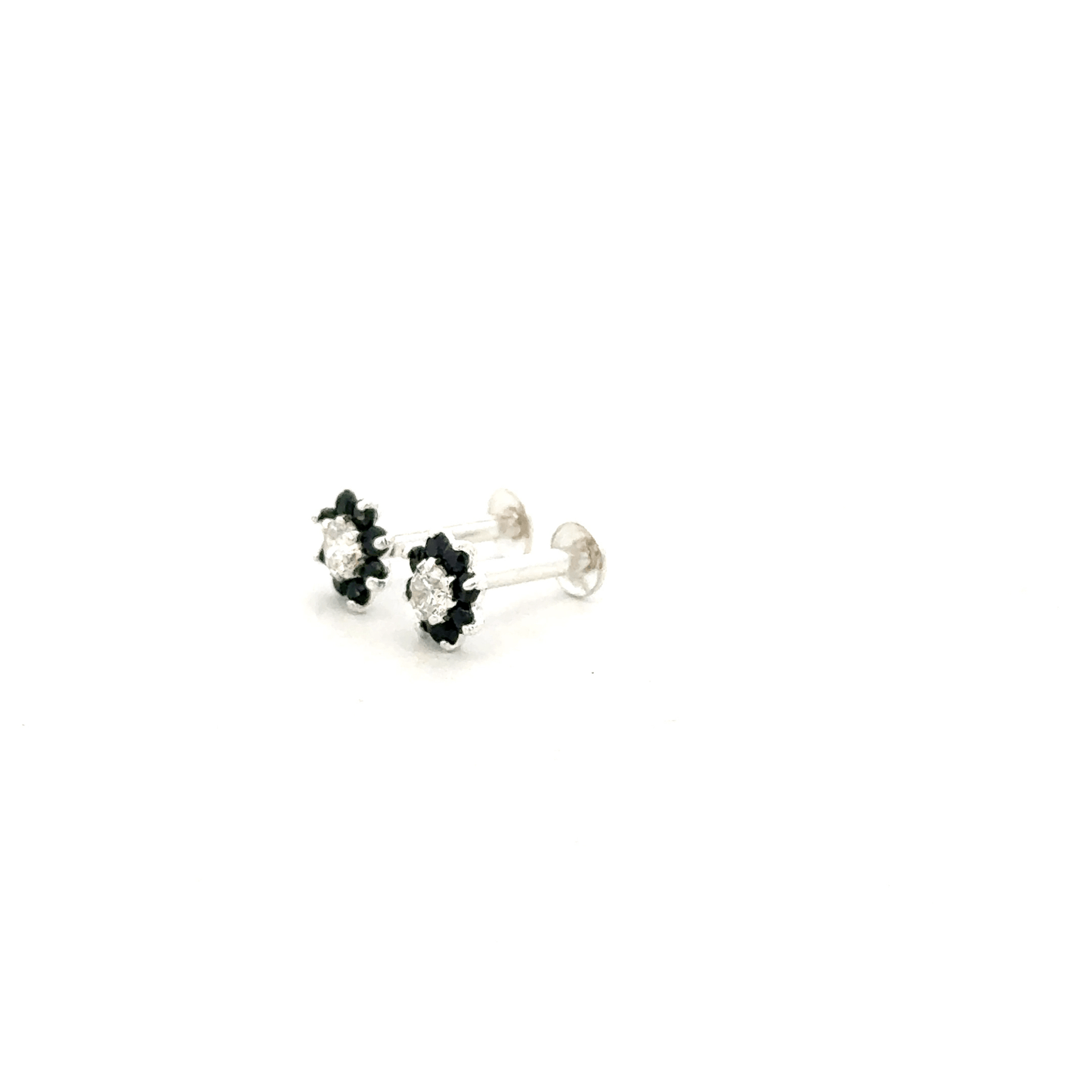 Multistone Black Second Earring
