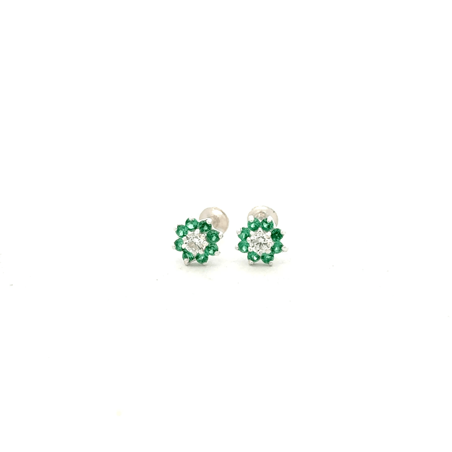 Multistone Green Second Earring