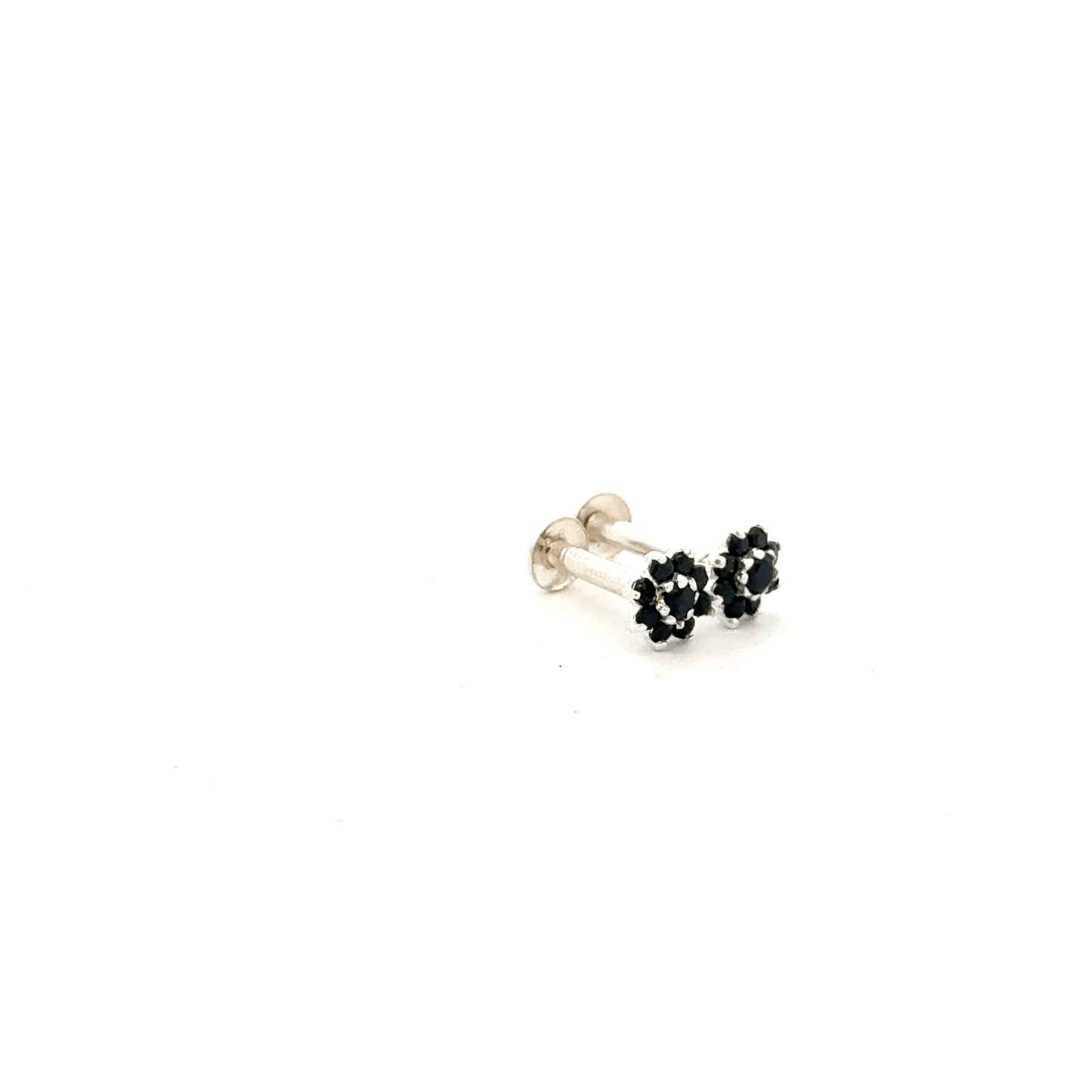 Multistone Black Second Earring