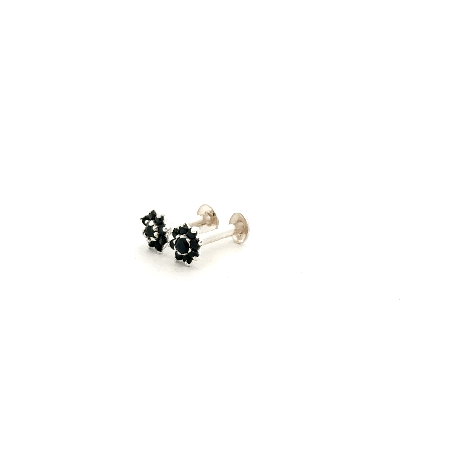 Multistone Black Second Earring
