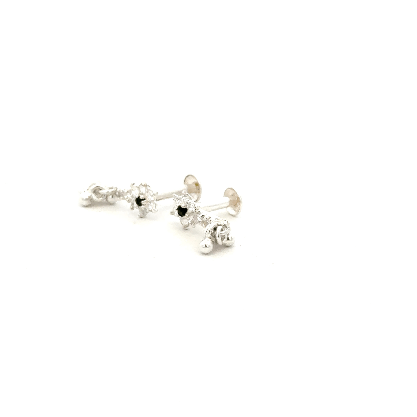Multistone Hanging Second Earring