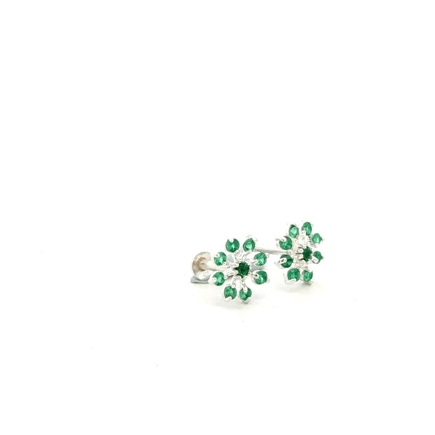 Multistone Green Second Earrings