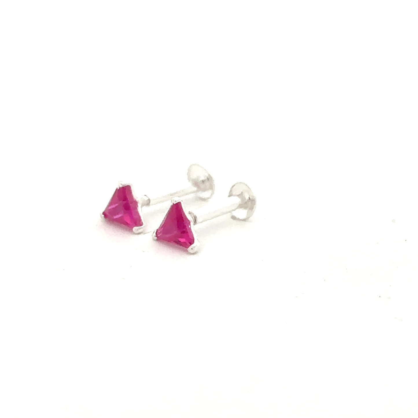 Single Red Stone Second Earring