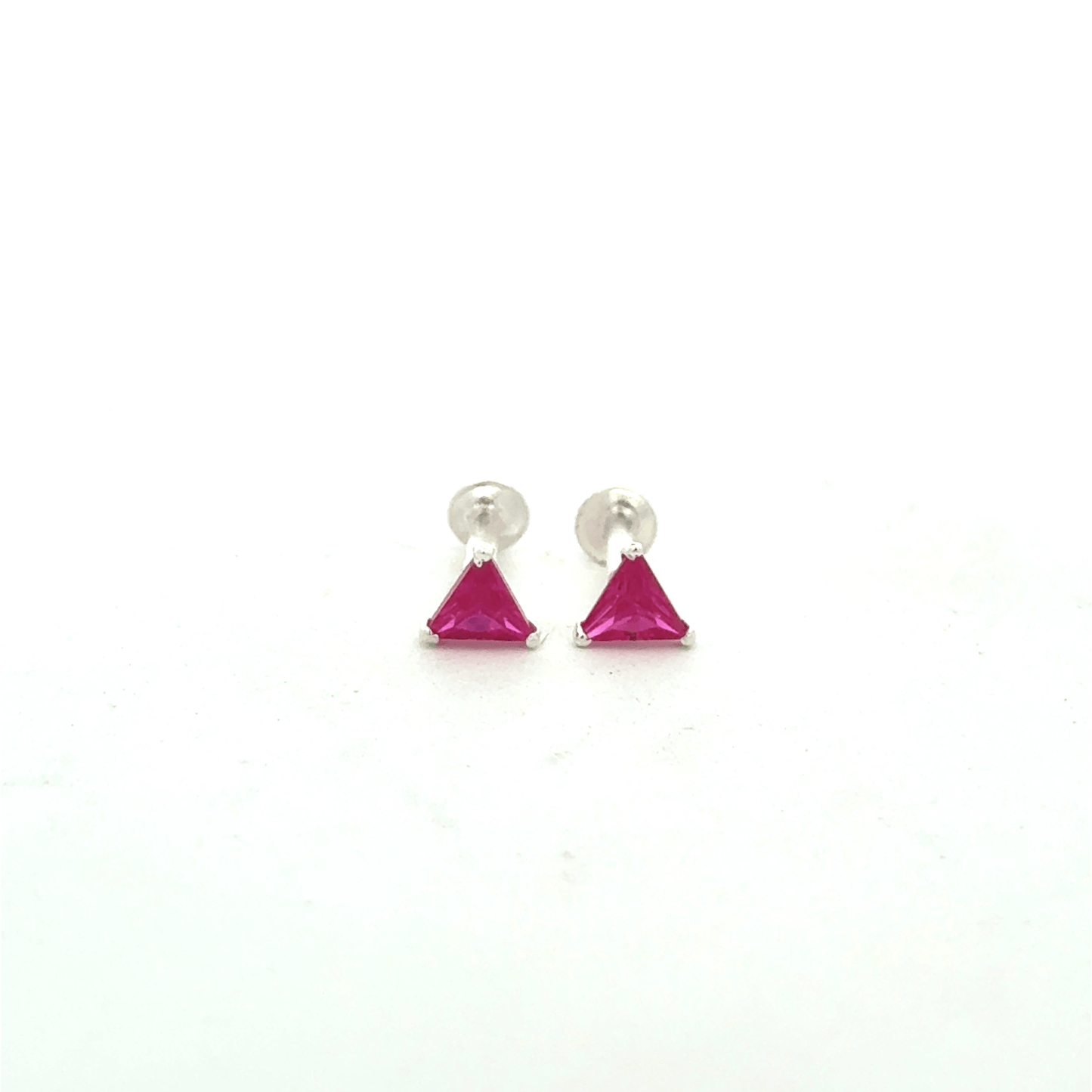Single Red Stone Second Earring