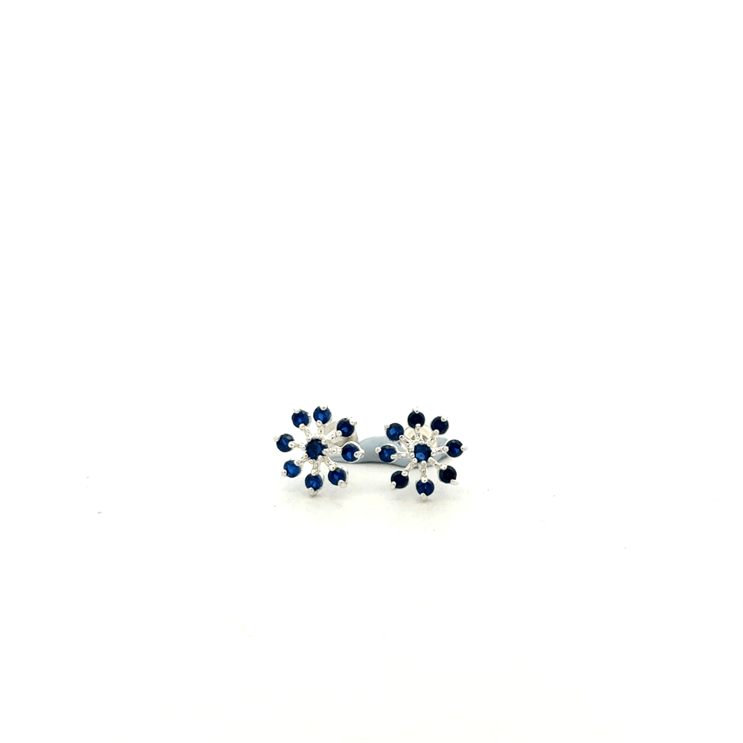 Multistone Blue Second Earrings