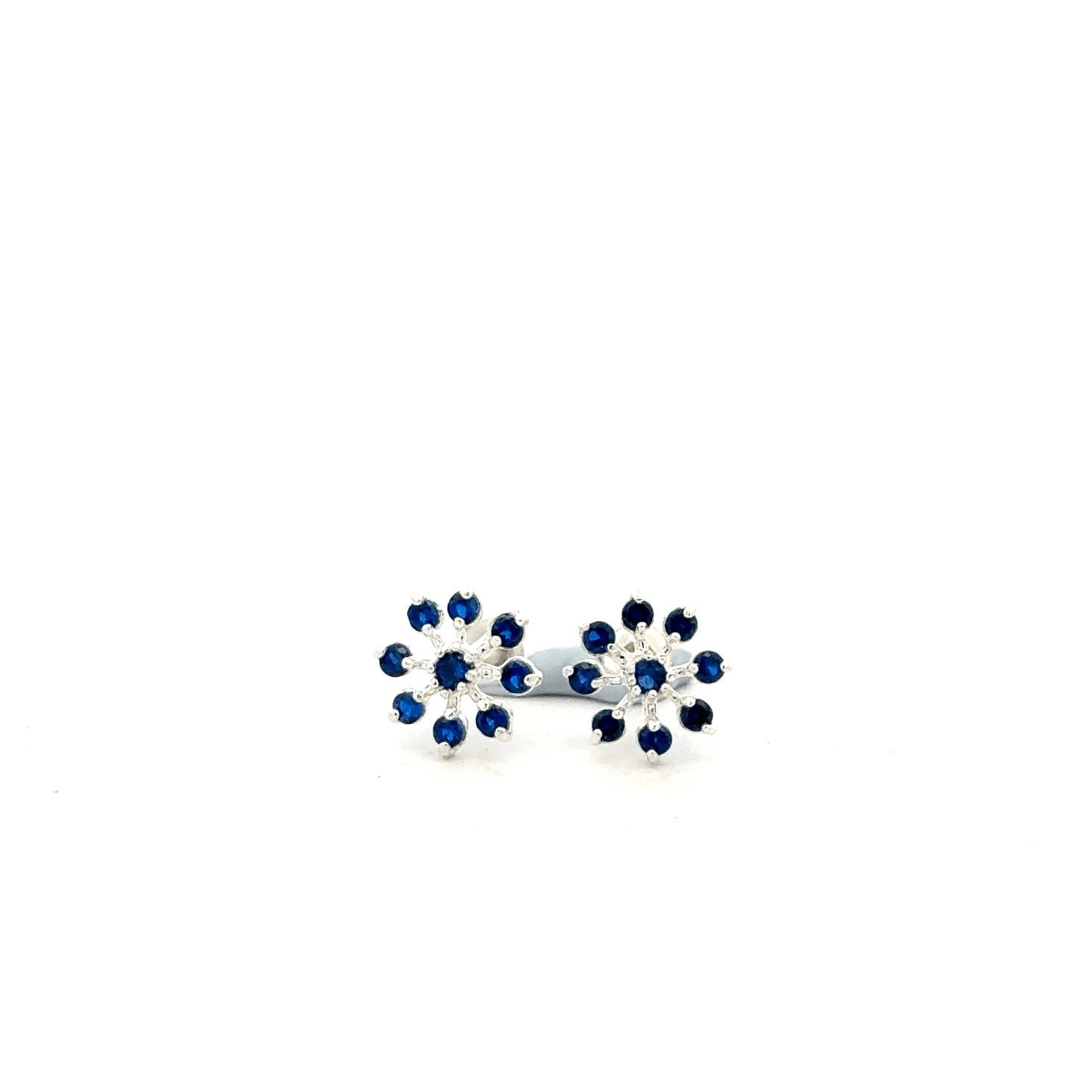 Multistone Blue Second Earrings