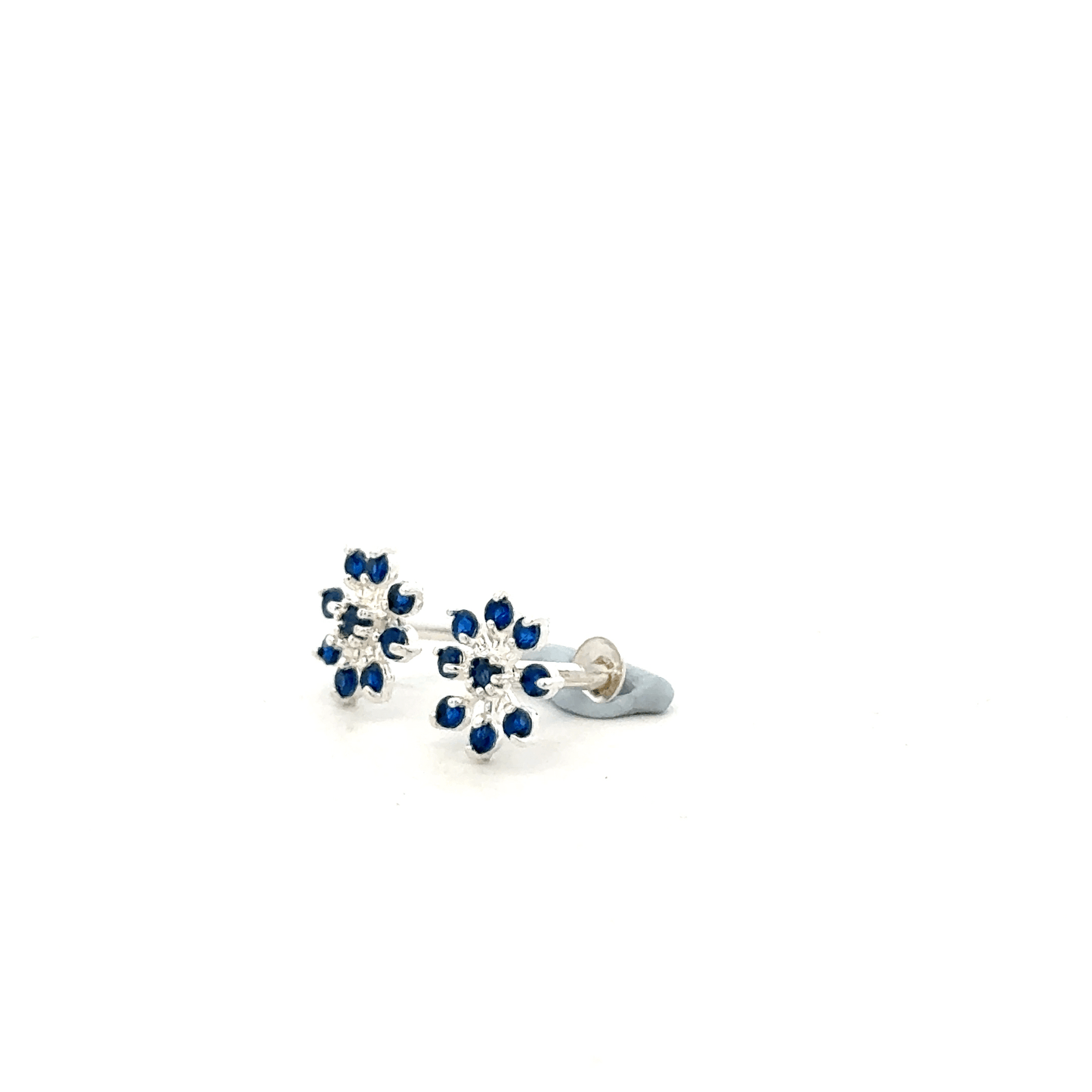 Multistone Blue Second Earrings