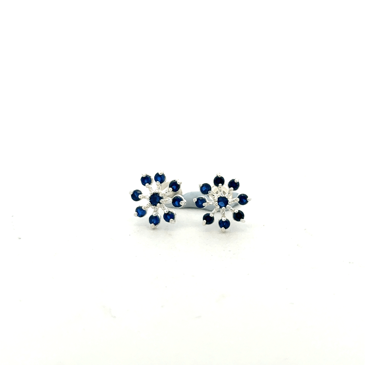 Multistone Blue Second Earrings