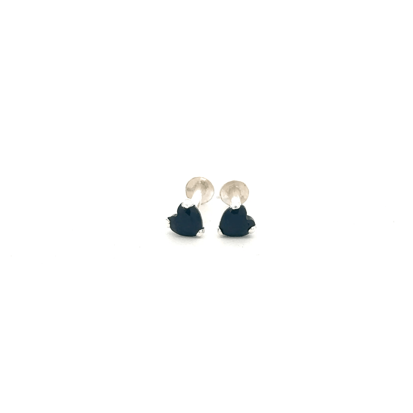 Single Black Stone Second Earring