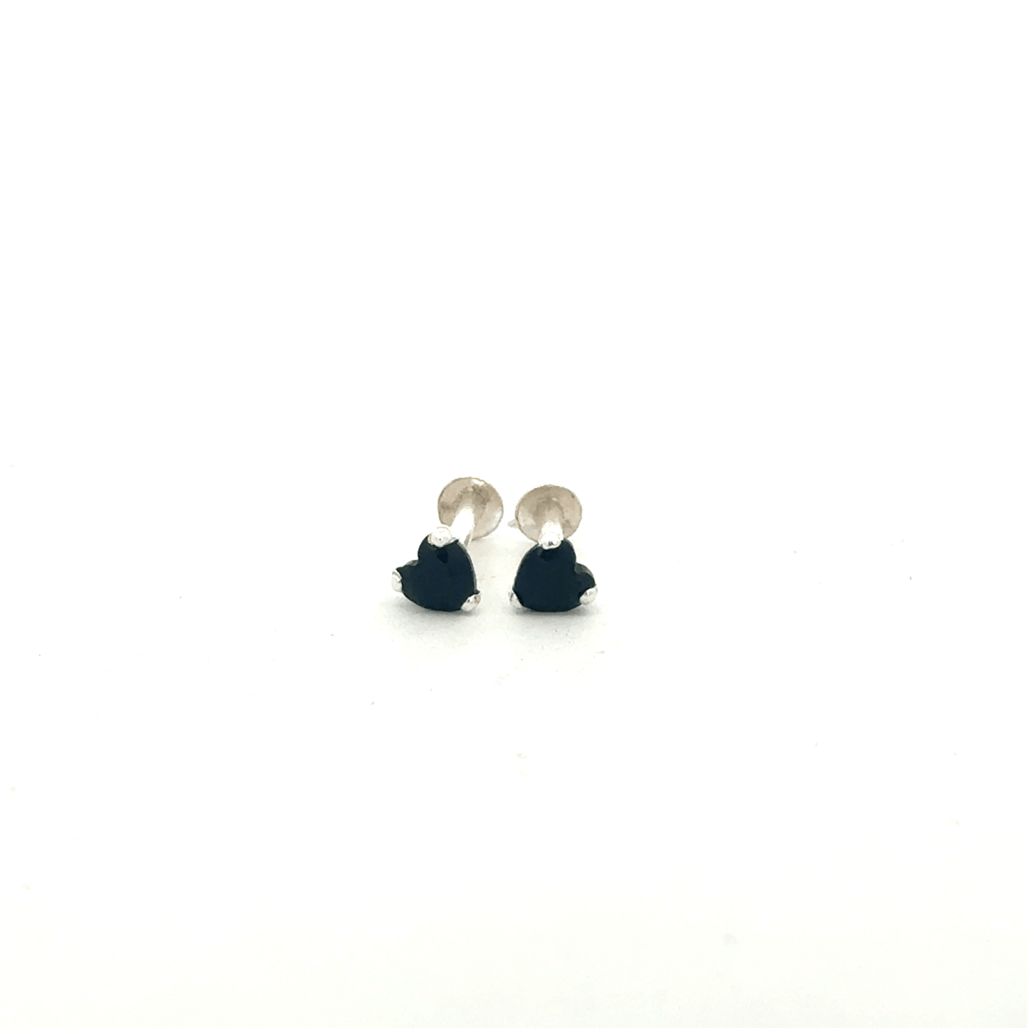 Single Black Stone Second Earring