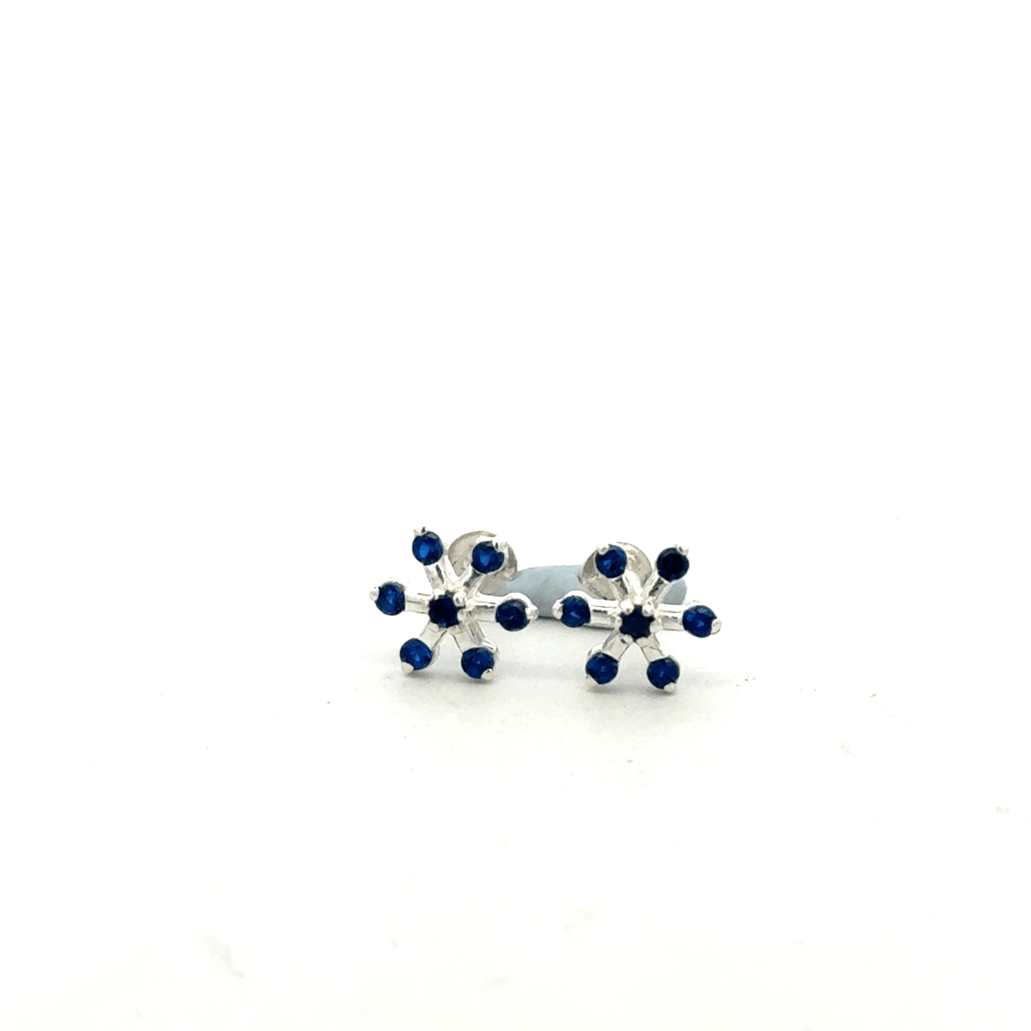 Multistone Blue Second Earrings