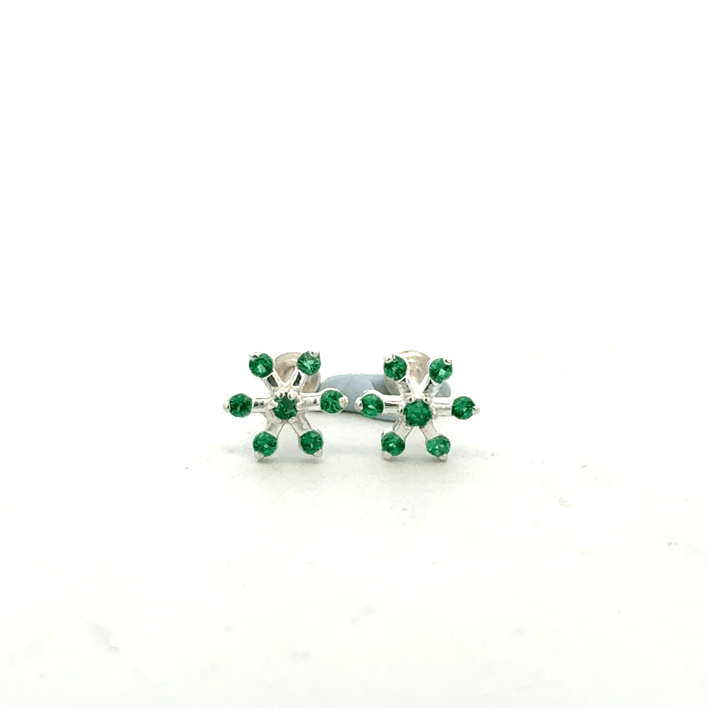 Multistone Green Second Earrings