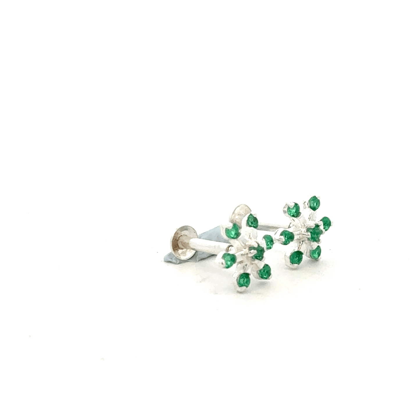 Multistone Green Second Earrings