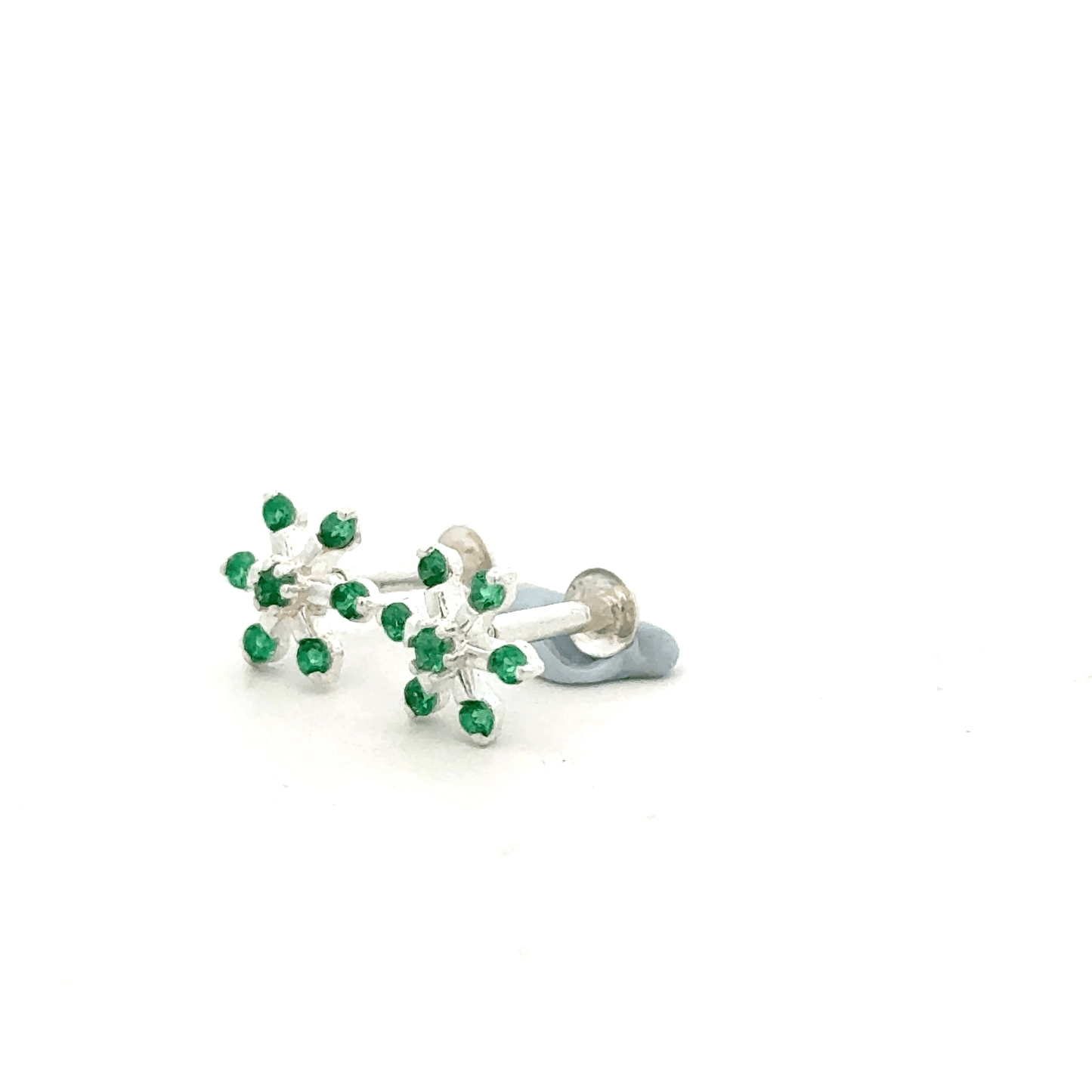 Multistone Green Second Earrings