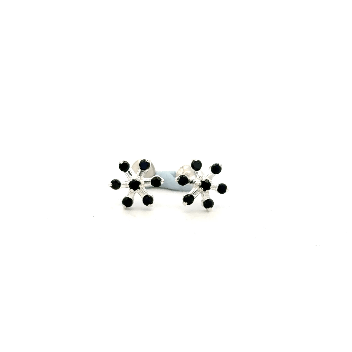 Multistone Black Second Earrings