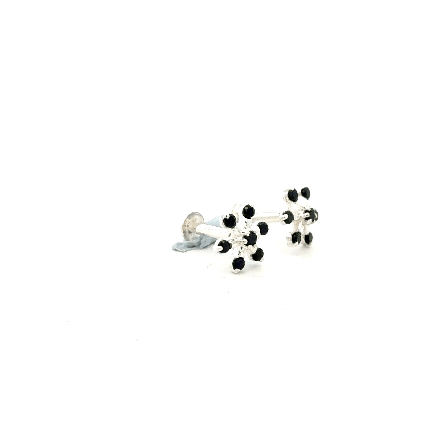 Multistone Black Second Earrings