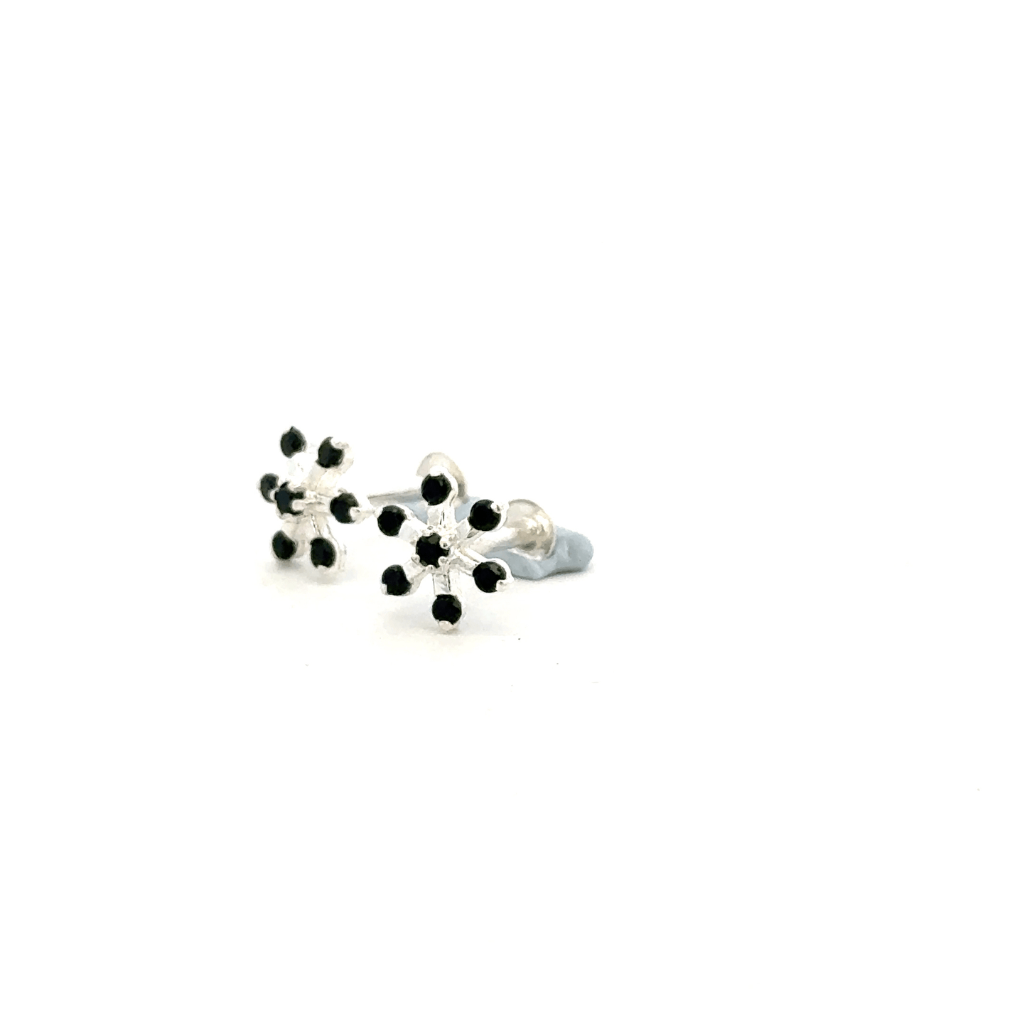 Multistone Black Second Earrings