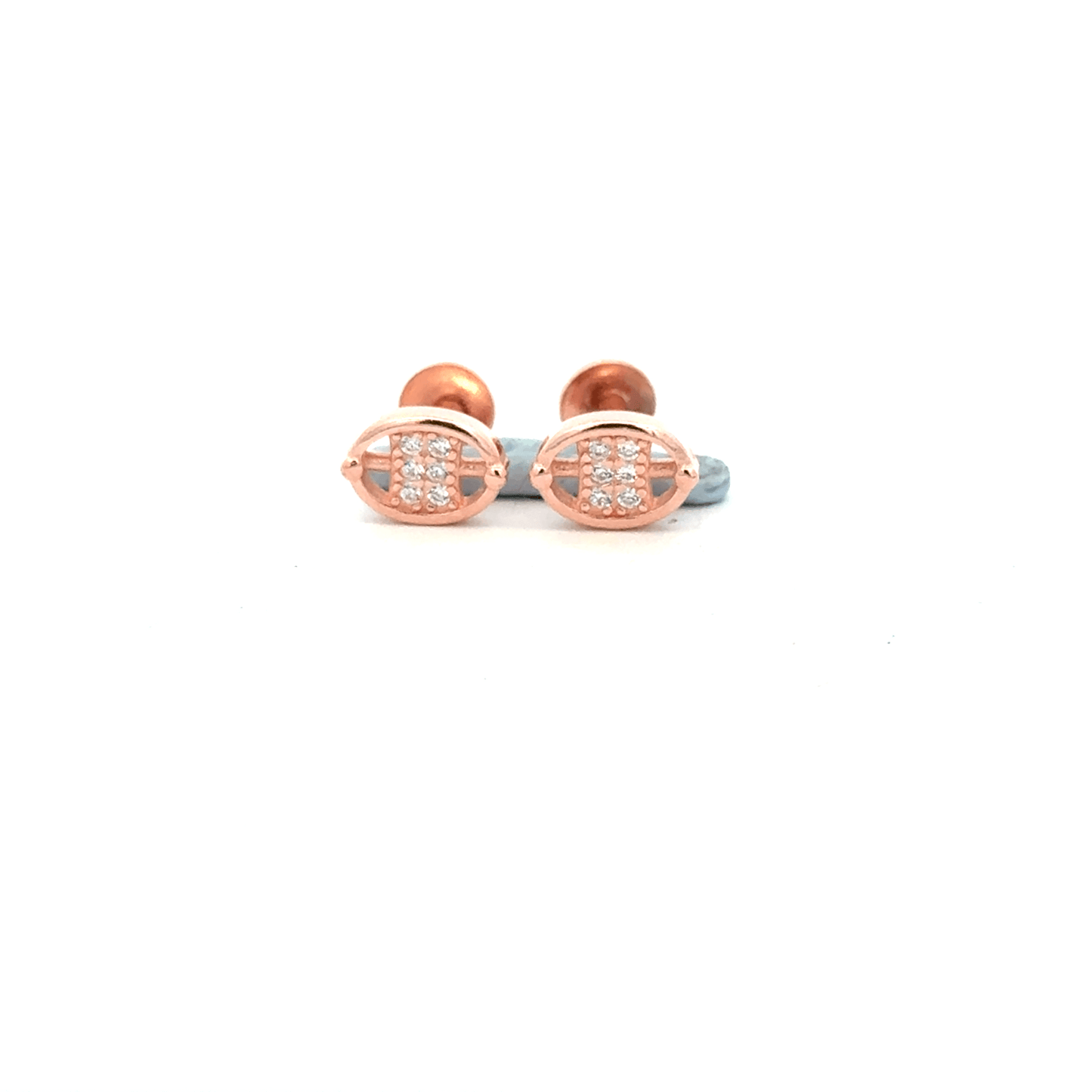 Oval Stone Earring