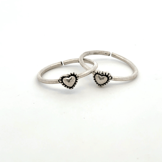 Antique heart shaped Toe ring