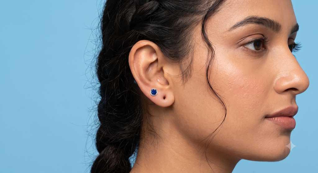 Blue Stone Stud
