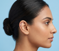 Rosegold Moon Shape Second Stud