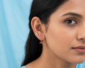 Rosegold Leaf second stud