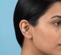 Silver Petal Second Stud