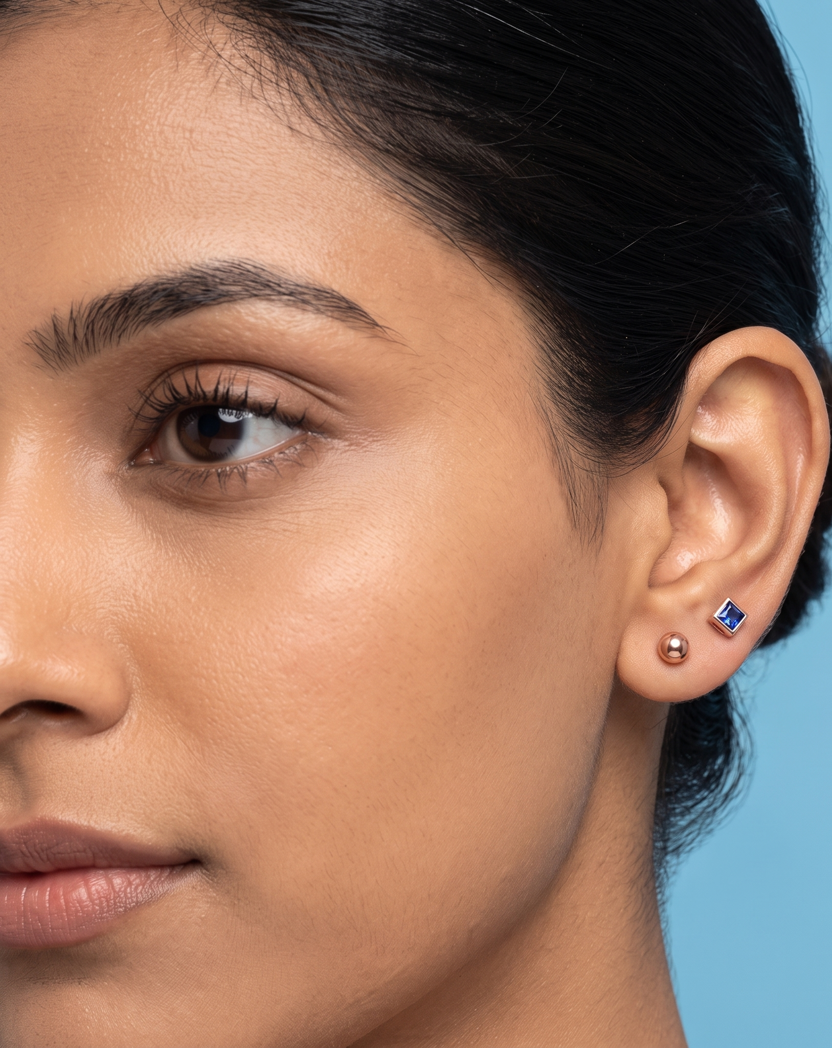 Blue Stone Stud