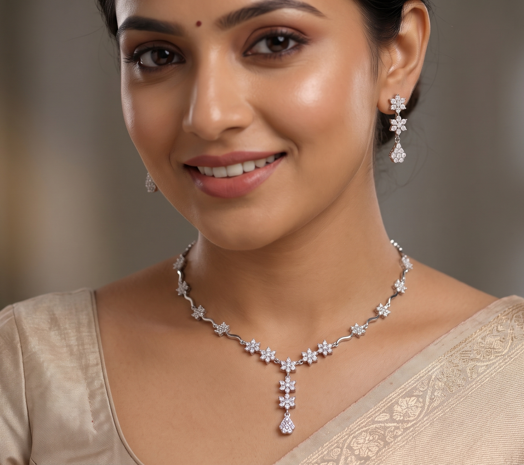 Charming Flower Necklace