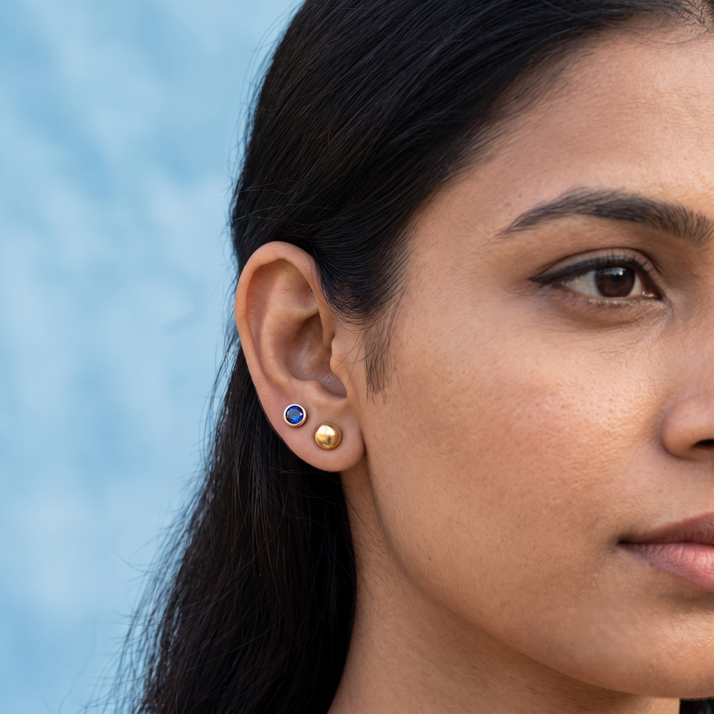 Blue Stone Stud