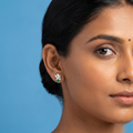 The Imperial Emerald Leaf earrings