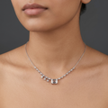 Rectangular clear stone