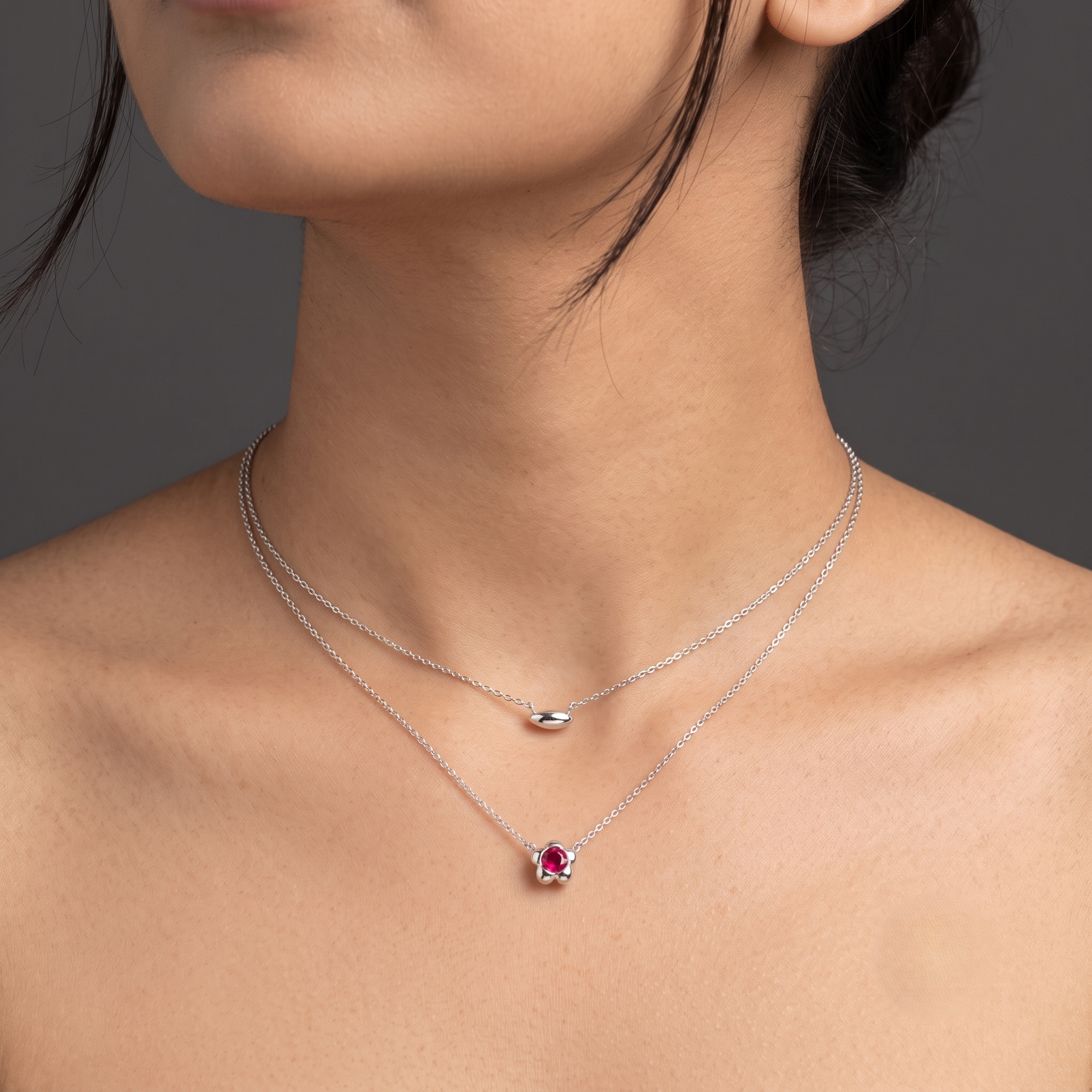 Small flower shape chain