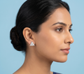 Triangle shape earrings