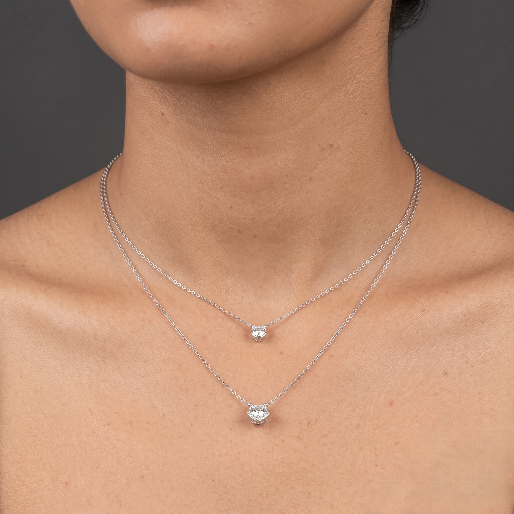 Small heart shape chain
