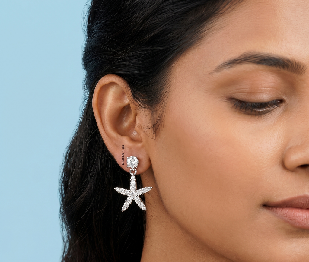Star Fish Hanging Earrings