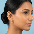 Rose gold Imperial Sunburst Tear Drops earrings