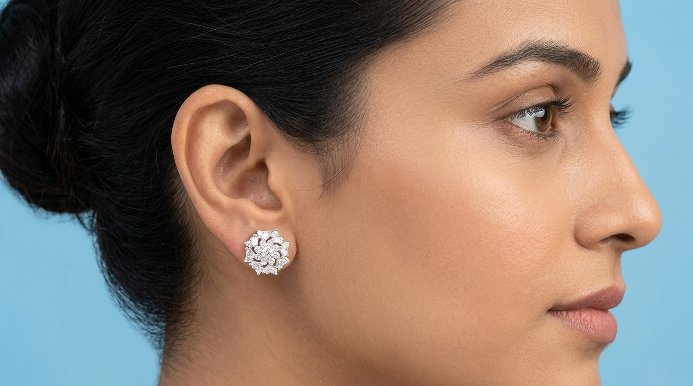 Pure Radiance Rounds earrings