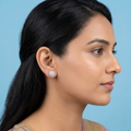 Imperial Argent Blooms earrings