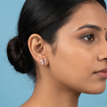 Rose gold Butterfly Earrings