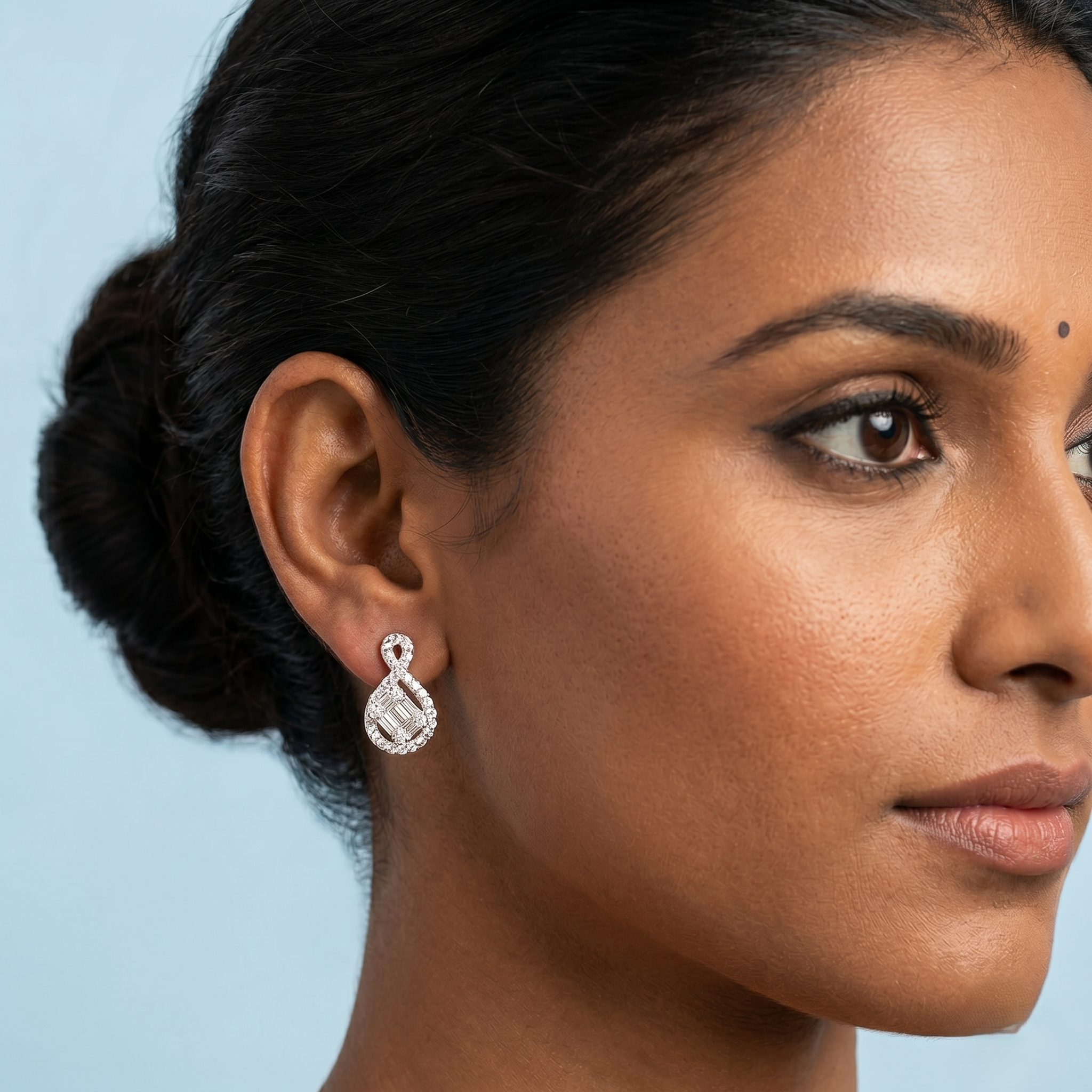 Twisted Infinity Loop earrings