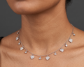 Multiple Dangling small heart