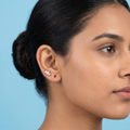 Rosegold Multi Stone Second Stud