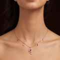 Rectangular pink stone