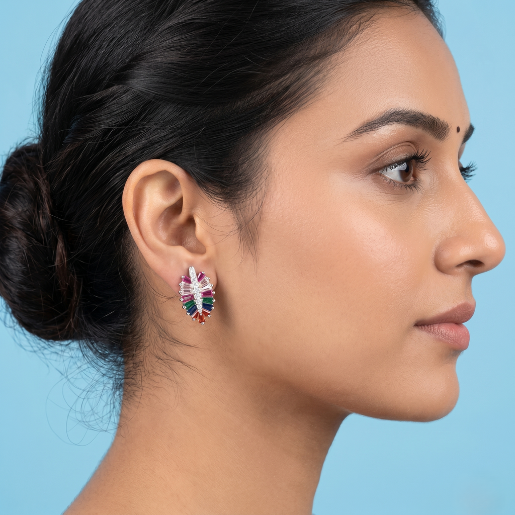 Leaf-Shape Earrings