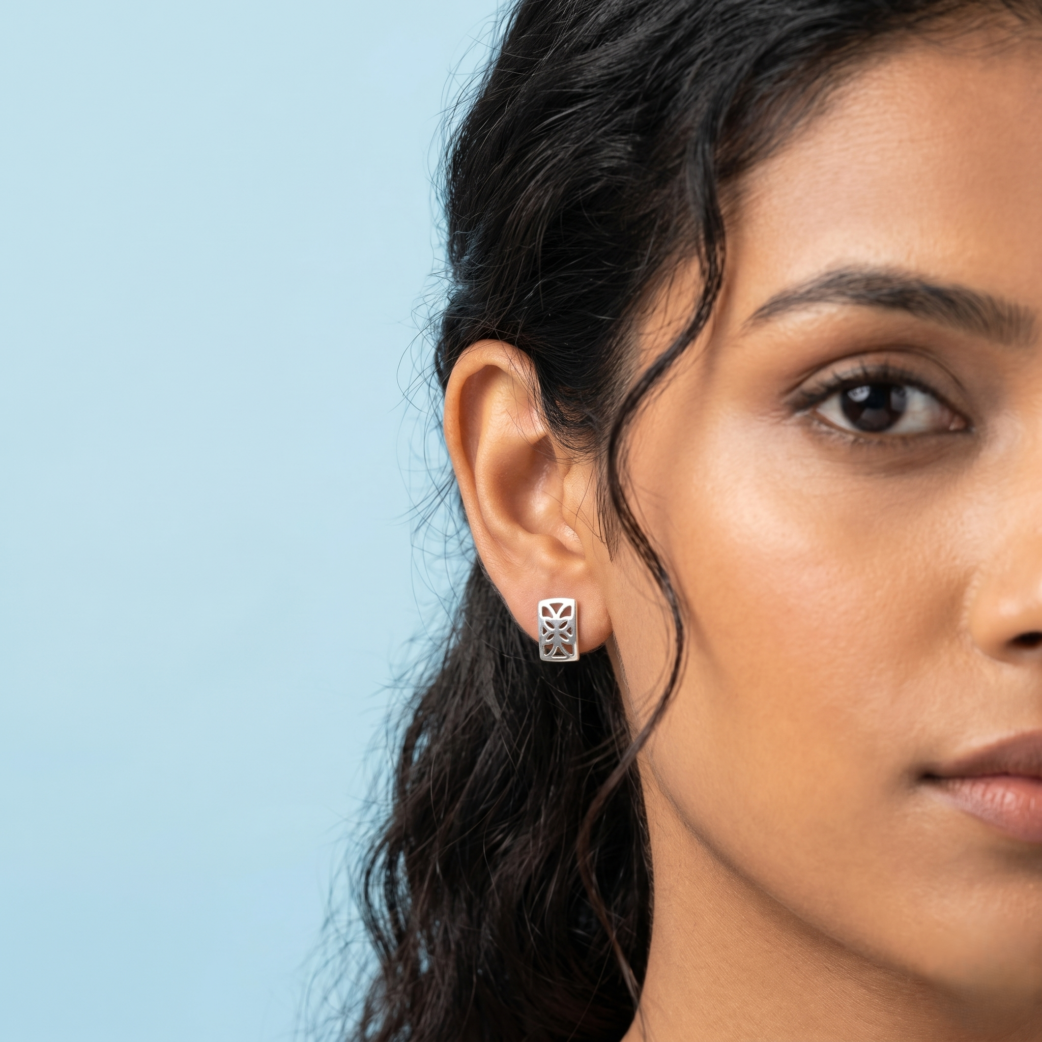 Bar Stud Earrings