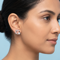 Geometric Open-Circle Earrings